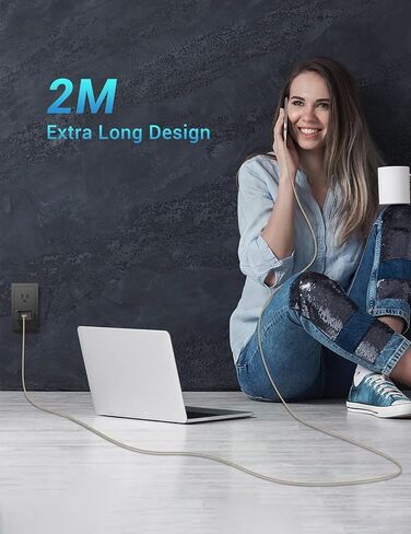 Quntis USB C to Lightning Cable, 3 Pack 6FT MFi Certified iPhone 14 Fast Charger Cord, Type C iPhone Rapid Charging Cable for iPhone 14 13 12 11 Pro Max Xs Max XR X 8 Plus 8 iPad Pro, Black in Kuwait