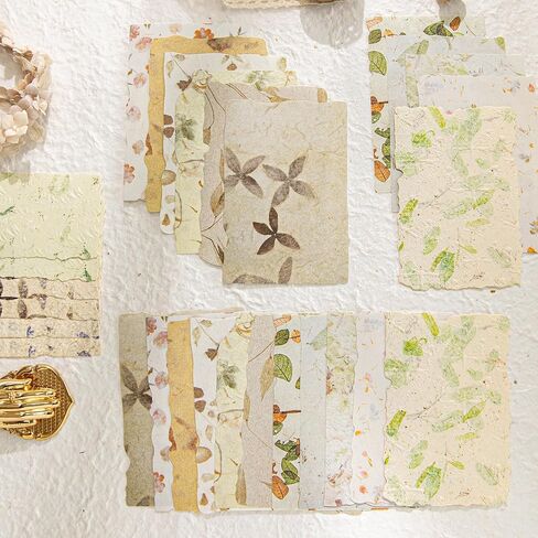 168Pcs Scrapbook Paper - 6 pack Embossed Textured&Printing Craft Paper Assorted Special Cards paper Mix for Scrapbooking Junk Journal Journaling Supplies DIY Materials in Saudi Arabia