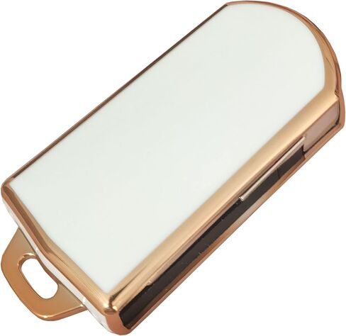 لغطاء مفتاح BMW Key Fob للدخول بدون مفتاح للتحكم عن بعد مع سلسلة مفاتيح تناسب BMW 3 5 7 Series M3 M5 M6 X3 X5 Z3 Z4 Z8 LX8FZV (لسيارات BMW B، أبيض) in Kuwait