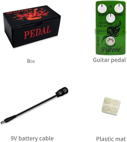 Overdrive Distortion Guitar Effect Pedal DC 9V Analog True Bypass PP-33 in Kuwait