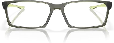 Oakley Men's OX8060 Overhead Rectangular Prescription Eyewear Frames, Matte Olive Ink/Demo Lens, 59 mm in Saudi Arabia