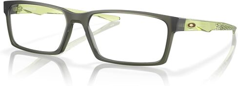 Oakley Men's OX8060 Overhead Rectangular Prescription Eyewear Frames, Matte Olive Ink/Demo Lens, 59 mm in Saudi Arabia