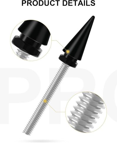 مسامير هدية للدراجات النارية، مسامير سوداء للزجاج الأمامي متوافقة مع Harley Davidson 2014-2024 Touring Street Glide Tri Glide Electra Glide باللون الأسود in Kuwait