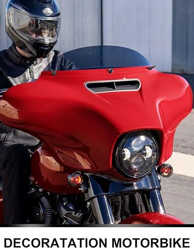 مسامير هدية للدراجات النارية، مسامير سوداء للزجاج الأمامي متوافقة مع Harley Davidson 2014-2024 Touring Street Glide Tri Glide Electra Glide باللون الأسود in Kuwait