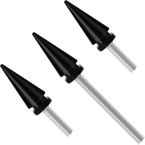 مسامير هدية للدراجات النارية، مسامير سوداء للزجاج الأمامي متوافقة مع Harley Davidson 2014-2024 Touring Street Glide Tri Glide Electra Glide باللون الأسود in Kuwait