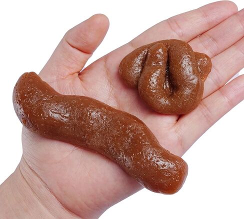 6 قطع من براز الكلب المزيف، ألعاب عائمة مبتكرة لحفلات الهالوين، لوازم حفلات الهالوين، ألعاب صعبة مزحة، دعائم مزحة مع أكياس برباط، 6 أشكال مختلفة in Kuwait