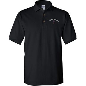 Custom Polo Shirt Army Military Purple Heart Embroidery Design Cotton Golf Shirt in Saudi Arabia