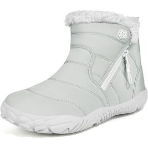 الفتيات بويز حافي القدمين أحذية أحذية الحد الأدنى شتاء الجليد أحذية واسعة عرض الجوارب الكاحل مقاوم للماء أحذية في الهواء الطلق مع صفر قطرة (طفل صغير/طفل كبير) in Kuwait