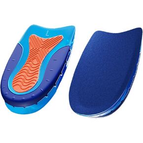 Heel Cushions Cups Shoe Inserts Foot Pain Relief Insoles Shock Absorbing Gel Pads for Men & Women Plantar Fasciitis Heel Insoles in Saudi Arabia
