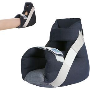 Foot Drop Heel Protector – Ankle Support for Bed Sores, Pressure Relief & Diabetic Care – Adjustable Straps, Breathable, Machine Washable (Dark Green, Free Size) in Saudi Arabia
