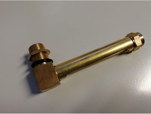 1pcs 1/4 "3/8" 1/2 "مؤشر مستوى زيت النحاس الذكري من المقياس اثنين من النافذة الزجاج in Saudi Arabia