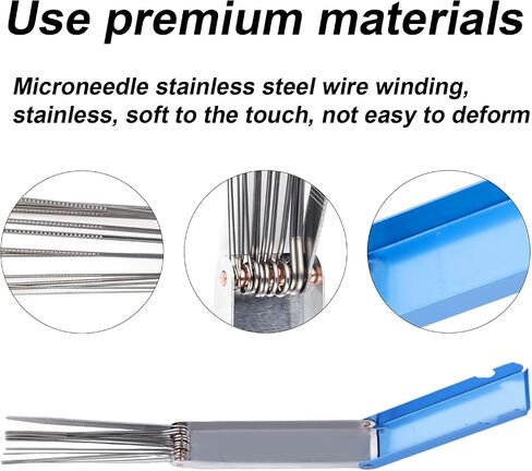 Carburetor Cleaner Kit, Torch Tip Cleaner Set with 15 Nylon Brushes 30 Cleaning Needles 1 Hex Wrench 2 Sharp Picks 39 Cleaning Wires Suitable for Carb Spray Gun Auto Motorcycles & Small Engines in Saudi Arabia