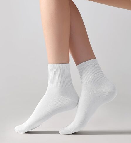 DIBAOLONG Womens Mini Crew Socks Casual Cute Soft Ankle Socks 6 Pairs, Size 5-10 in Saudi Arabia
