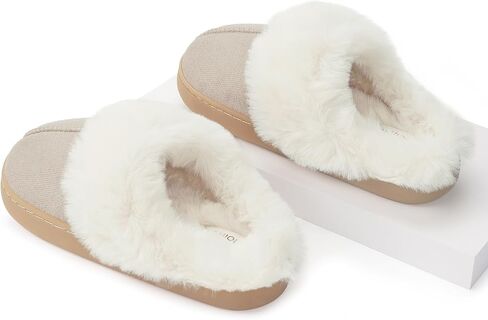Dokela Kids Slippers Girls Boys Fuzzy House Slippers Winter Warm Soft Plush Lined Memory Foam House Shoes Slip On for Home Bedroom Indoor Outdoor in Saudi Arabia
