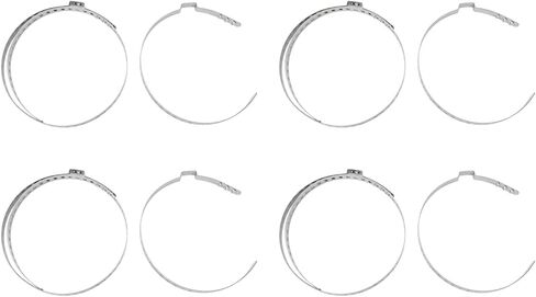 24Pcs CV Boot Clamp Kit, Stainless Steel Joint Bands, Drive Axle Shaft Crimp Clamps for ATV, UTV, and Other Vehicles, 304 Stainless Steel with in Kuwait