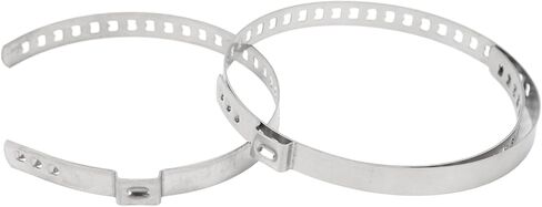 24Pcs CV Boot Clamp Kit, Stainless Steel Joint Bands, Drive Axle Shaft Crimp Clamps for ATV, UTV, and Other Vehicles, 304 Stainless Steel with in Kuwait