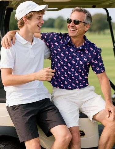 World World Mens Golf Shirt Moisture Wicking Polo Short Sleeve Performan in Saudi Arabia