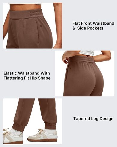 G4Free Smoofit Modal Soft Women's Joggers Track Pants Tapered Leg Casual Scrub Sweatpants with Side Pockets in Saudi Arabia