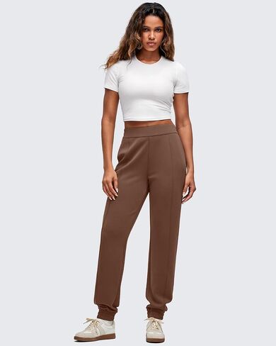 G4Free Smoofit Modal Soft Women's Joggers Track Pants Tapered Leg Casual Scrub Sweatpants with Side Pockets in Saudi Arabia