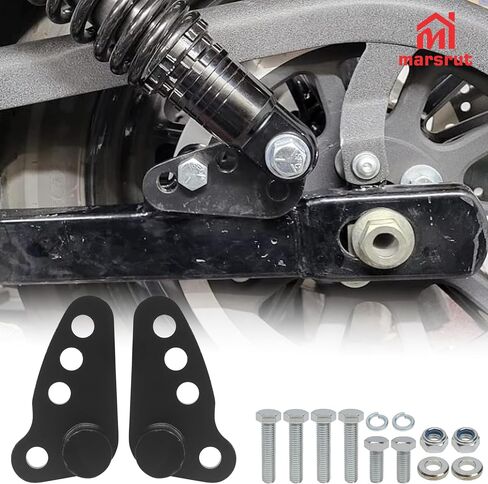 1"-3" Rear Lowering Kit Fit for Street Glide 2002-2016 Motorcycle, for Harley Davidson Standards Road King Electra Glide Ultra Classic Touring Bikes 2002-2016 with Hard Saddlebags Only, Adjustable in Kuwait