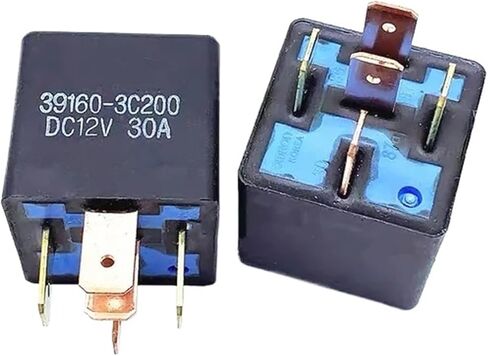 1pc 39160-3C200 Car 5-Pin 12v30a Air Conditioning Fan Relay Meachlay Relay in Saudi Arabia