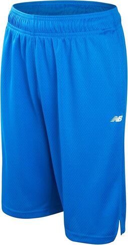 New Balance Boys' Active Shorts - Performance Gym Shorts with Pockets - Kids' Mesh Athletic Shorts for Boys' (Size: 4-20) in Saudi Arabia