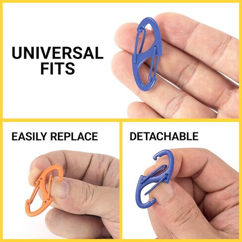 8 PCS ZIPPER مقاطع مكافحة السرقة ، السوستة الفتحة المزدوجة السحابات سحب الاستبدال ، أقفال السوستة لحقائب الظهر ، التخييم ، حقائب (Silver+Black) in Saudi Arabia