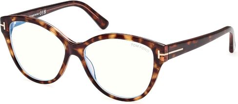Tom Ford Blue Light Block Cat Eye Ladies Eyeglasses FT5954-B 056 54 in Saudi Arabia
