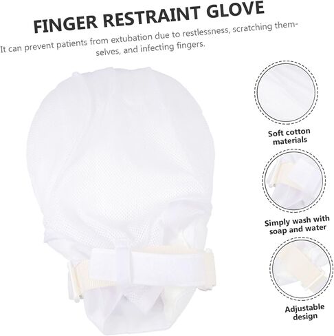 قفازات تحكم في اليد للتنفس للقفازات الناعمة المسنين للتحكم في سلامة المريض للتحكم القابل لإعادة الاستخدام والمريح لتحسين الحماية للوقاية in Kuwait