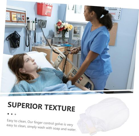 قفازات تحكم في اليد للتنفس للقفازات الناعمة المسنين للتحكم في سلامة المريض للتحكم القابل لإعادة الاستخدام والمريح لتحسين الحماية للوقاية in Kuwait