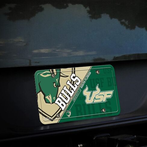 Rico Industries NCAA Wisconsin Badgers Metal License Plate Tag Team Color, 6 x 11.5-" in Kuwait