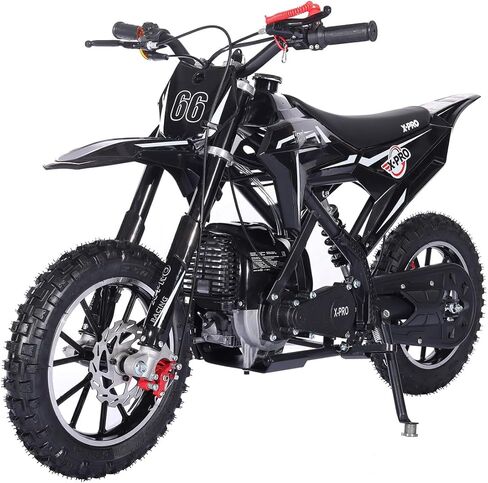 X-Pro Hawk Mini Dirt Bike ، Gas Power 4 Stroke ، 40cc Pit Pike ، Pull Start ، 10 "Wheels! (Red) in Kuwait