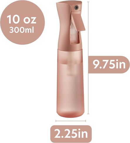 10 أوقية زجاجات رذاذ مستمر - بخاخ ضباب ناعم | زجاجة رش الماء لأشياء الشعر ، زجاجة رذاذ مستر للنباتات سيد | زجاجات رذاذ الشعر لتصفيفة الشعر والتنظيف والصالونات in Kuwait