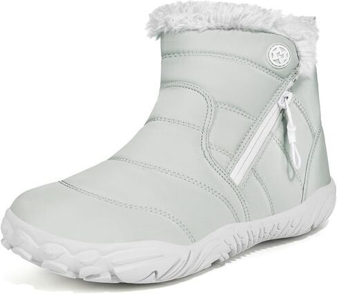 الفتيات بويز حافي القدمين أحذية أحذية الحد الأدنى شتاء الجليد أحذية واسعة عرض الجوارب الكاحل مقاوم للماء أحذية في الهواء الطلق مع صفر قطرة (طفل صغير/طفل كبير) in Kuwait