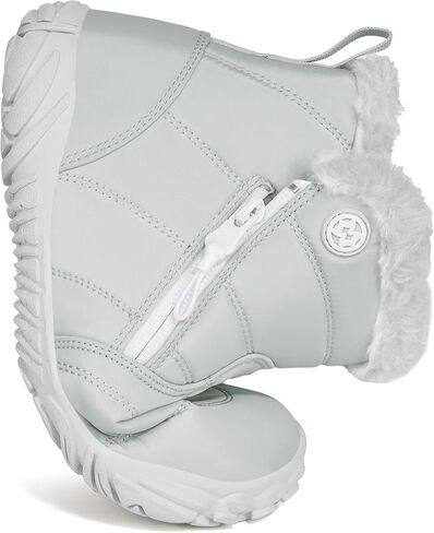 الفتيات بويز حافي القدمين أحذية أحذية الحد الأدنى شتاء الجليد أحذية واسعة عرض الجوارب الكاحل مقاوم للماء أحذية في الهواء الطلق مع صفر قطرة (طفل صغير/طفل كبير) in Kuwait