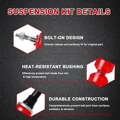 K80885 Front Sway Bar Links Compatible with 2003 2004 2005 Dodge Ram 2500 3500 4WD, Suspension Stabilizer Sway End Link 2PCs in Saudi Arabia