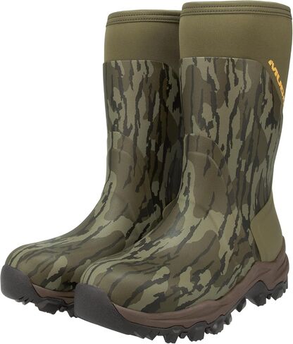 Muddy Outdoors DV8 13" Rubber Boots Rubber Mossy Oak Bottomland Men's 11 D in Saudi Arabia