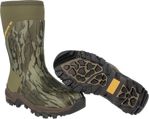 Muddy Outdoors DV8 13" Rubber Boots Rubber Mossy Oak Bottomland Men's 11 D in Saudi Arabia