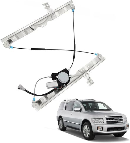 munirater Front Left Driver Side Power Window Regulator with Motor Replacement for QX56 2004-2010 in Saudi Arabia