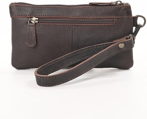 Women Natural Cowhide Leather Clutch Bag | Hand Bag | Massenger Clutch Handbag | Purse | Coin Pouch Bag in Kuwait