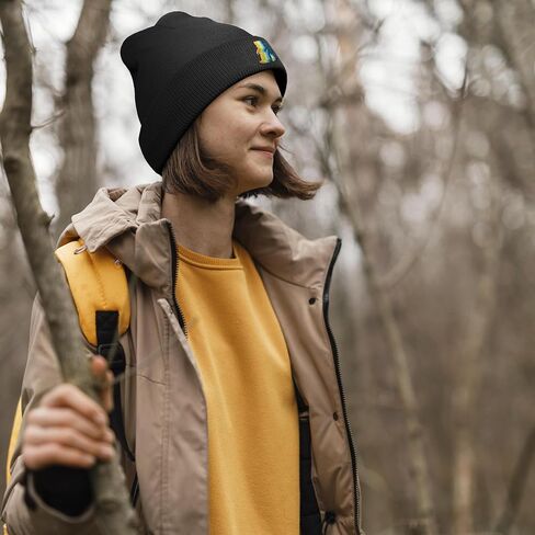 Bigfoot Beanie Hat - Sasquatch Hat - شتاء القبعات بينز المتماسك للرجال والنساء in Kuwait