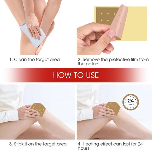 Tiger Patch, 100 Count Heat Patches Maximum Strength for Neck and Shoulder, Warming Patches for Knee Patch 24 Hour Long Lasting in Saudi Arabia