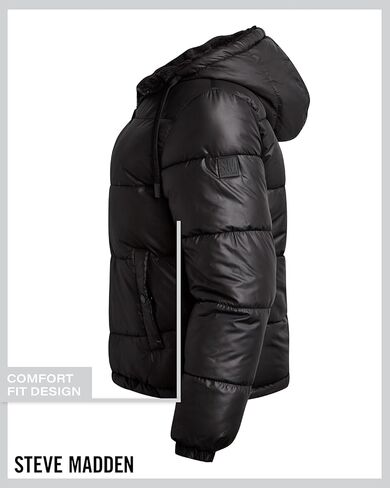 سترة ستيف مادن النسائية الشتوية - معطف باركا مبطن ثقيل الوزن مبطن بالفرو الصناعي للنساء (S-XL) in Kuwait