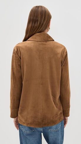 Z SUPPLY Women's Decker Faux Suede Chore Jacket in Saudi Arabia
