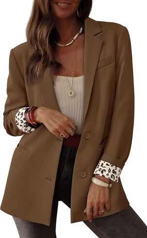 Prettygarden Blazers for Women 2025 Fall Work Office Suit Sup in Saudi Arabia