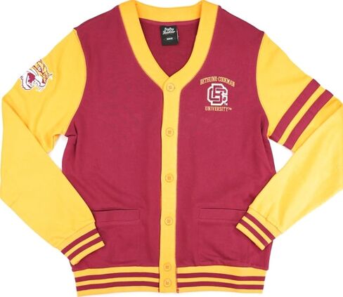 Big Boy Bethune-Cookman Wildcats S4 Mens Cardigan [Maroon] - ID#67242-104-85-0-0 in Saudi Arabia