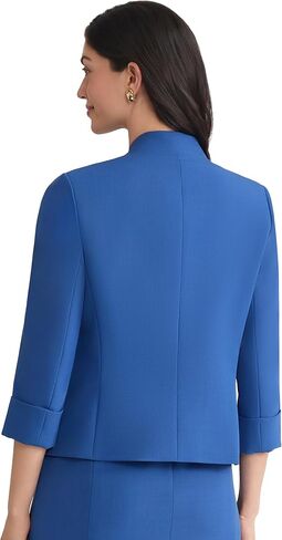 Kasper Women's Stretch Crepe Open Jacket with Zip Pockets in Saudi Arabia