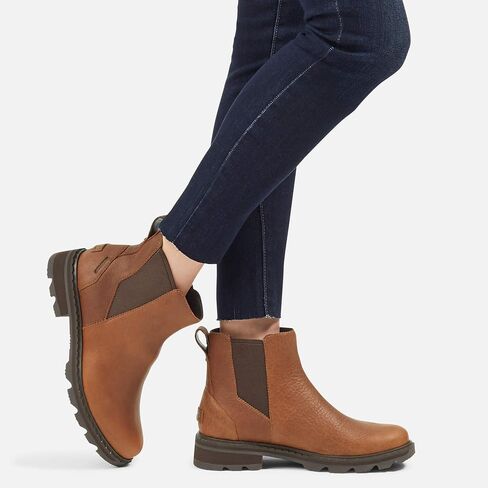 Sorel Women's Lennox Chelsea Rain Boot — Waterproof Leather Boots in Saudi Arabia