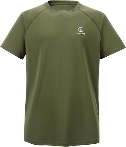 Men’s Short Sleeve T-Shirt Lightweight UPF 50+ Sun Protection Quick Dry Fishing Shirt for Outdoor Activities in Saudi Arabia