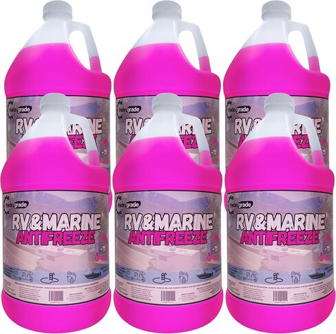 Premium Blend RV Antifreeze for Winterizing – Marine Antifreeze -75°F Freezing Point Protection, 2 Gallon (2-Pack) – Pink Winterizing Fluid for Boats, Pools, Spas, Campers, Vacation Homes in Saudi Arabia